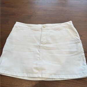 Lilly Pulitzer White A-Line Mini Skort Casual